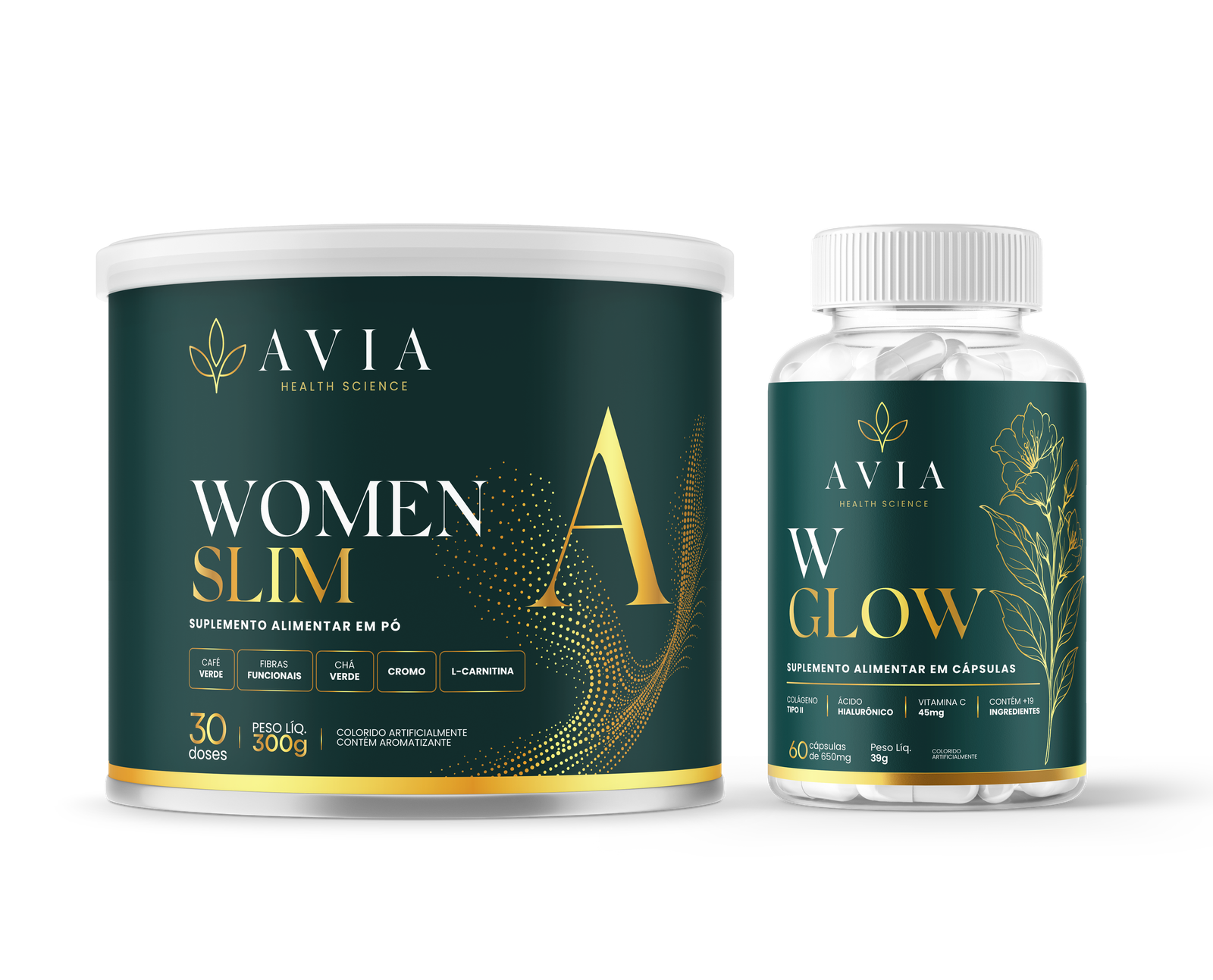 Combo Duo Avia — W Glow + Women Slim
